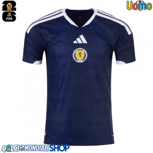 Maglie da calcio Scozia Prima Maglia Mondiali 2026  Manica Corta